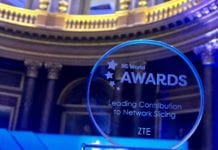 ZTE wins Leading Contribution to Network Slicing Award at 5G World Summit