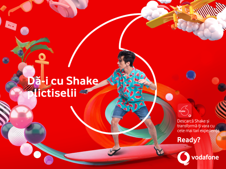 Cu Vodafone Shake poți câștiga zeci de mii de premii instant de la zeci de parteneri