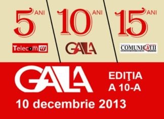 Gala COMUNIC@ŢII Mobile 2013 – Ediţia a 10-a