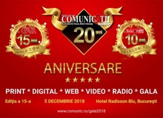 Gala COMUNIC@TII Mobile 2018 – Ediţia a 15-a
