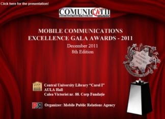 Gala COMUNIC@ŢII Mobile 2011 – Ediţia a 8-a