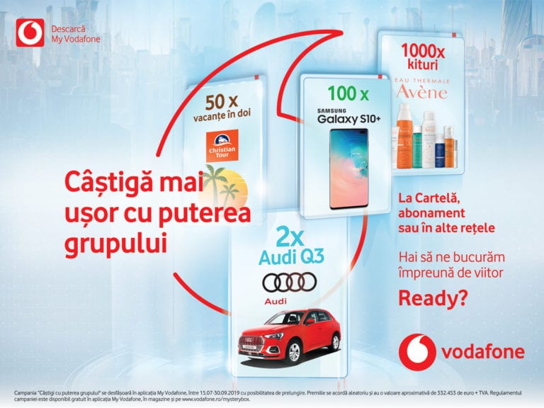 Milioane de premii pentru utilizatorii aplicației My Vodafone