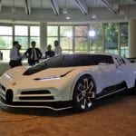 Bugatti a prezentat în California cea mai puternică supermaşină a sa, Centodieci, de 10 milioane de dolari