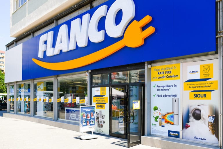 Flanco în primul semestru: plus 18% la vânzări, care au atins 433 milioane lei. Retailerul face reproșuri Fiscului