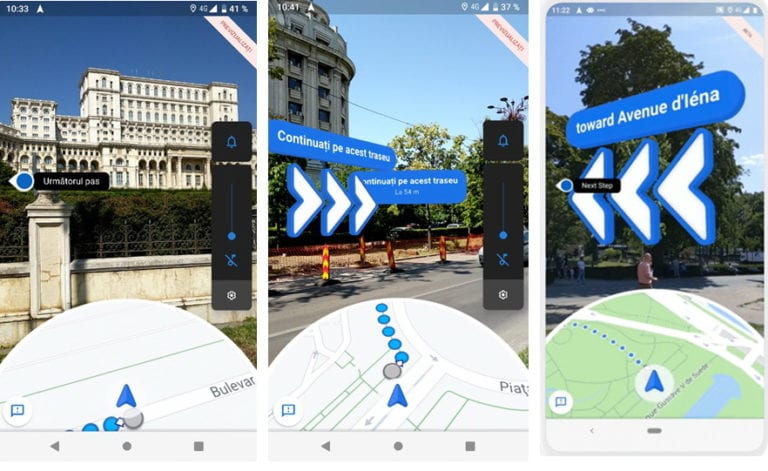 Live View din Google Maps oferă indicații de orientare prin realitatea augmentată