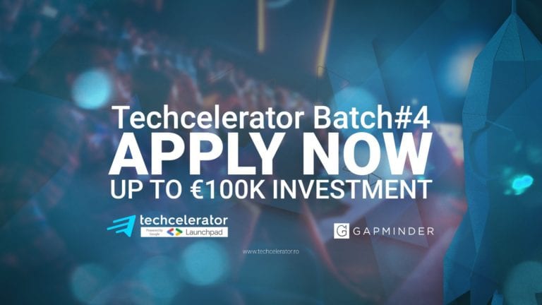 Techcelerator deschide a patra rundă de accelerare pentru start-up-uri tech şi digitale. GapMinder pune la bătaie finanţări de până la 100.000 de euro pentru fiecare business selectat