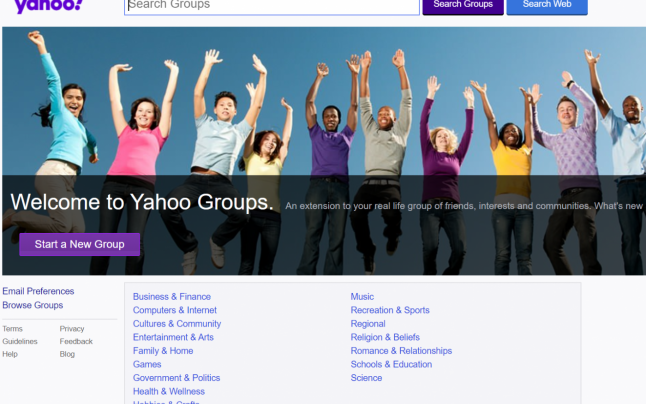 Site-ul Yahoo Groups se închide şi tot conţinutul său va fi şters