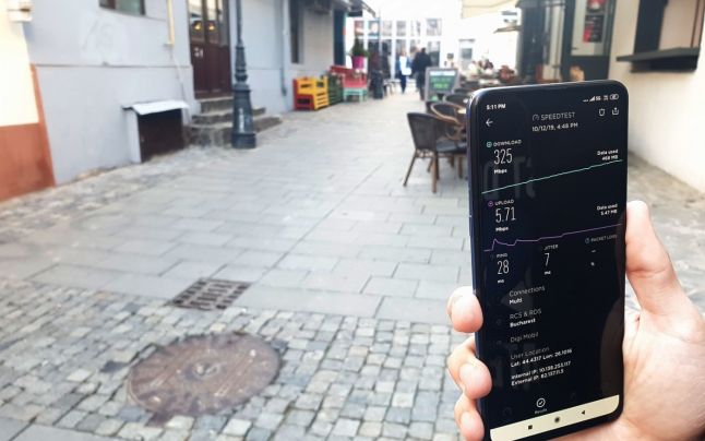 Test 5G în reţeaua Digi din Bucureşti, cu un smartphone Xiaomi Mi Mix 3 5G. Vezi rezultatele