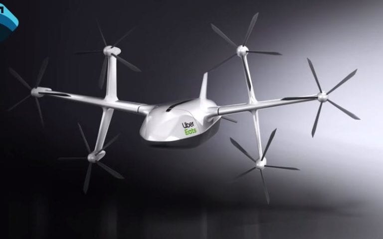 Uber Eats dezvăluie cum arată drona pentru livrat mâncare