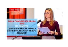 VIDEO CIO Guvern la GALA COMUNICAŢII Mobile 2019: Digitalizarea ar trebui să fie prioritatea zero a României