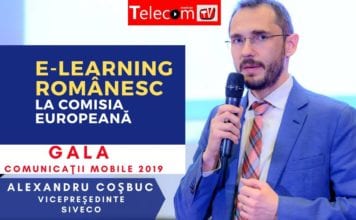 VIDEO GALA COMUNICAŢII Mobile 2019: Alexandru Coşbuc, Siveco: E-learning românesc la Comisia Europeană
