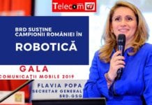 VIDEO GALA COMUNICAŢII Mobile 2019: Flavia Popa – BRD susţine campionii României în robotică