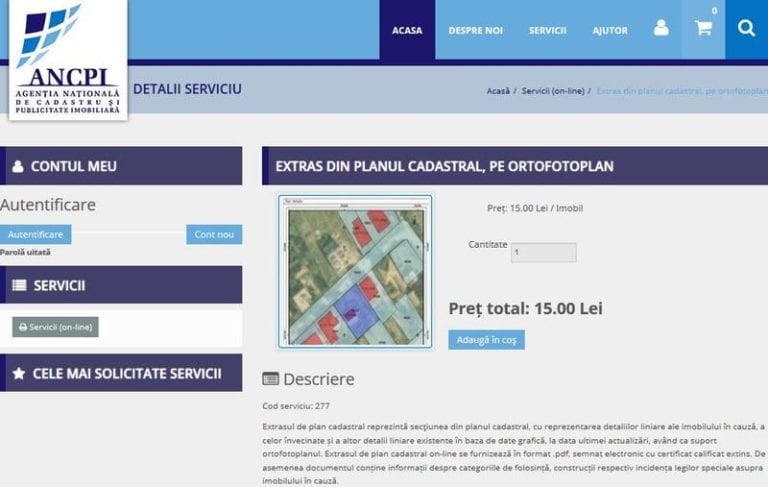 Extrasul de plan cadastral – cum a devenit inaccesibil un serviciu public online în chiar ziua lansării și cât de solicitat a fost de români după ce sistemul și-a revenit