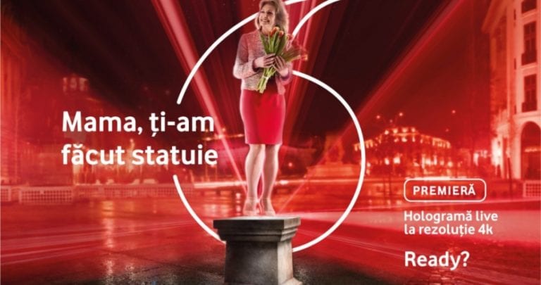 Vodafone România creează primele holograme live la rezoluție 4K din lume