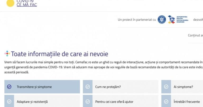 A doua soluție digitală împotriva coronavirus: CeMaFac.ro