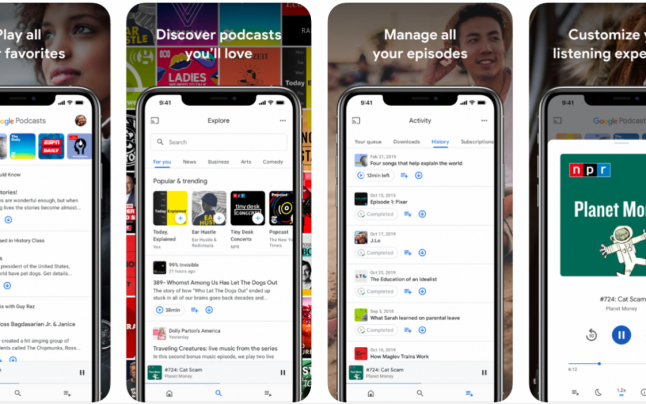 Serviciul Google Podcasts ajunge şi pe iOS