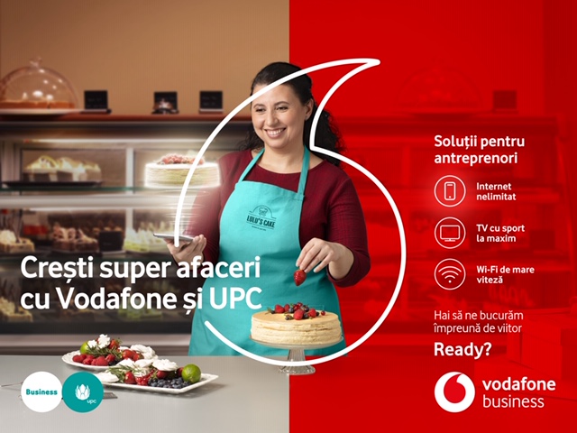 Vodafone România lansează oferte speciale complete pentru antreprenori