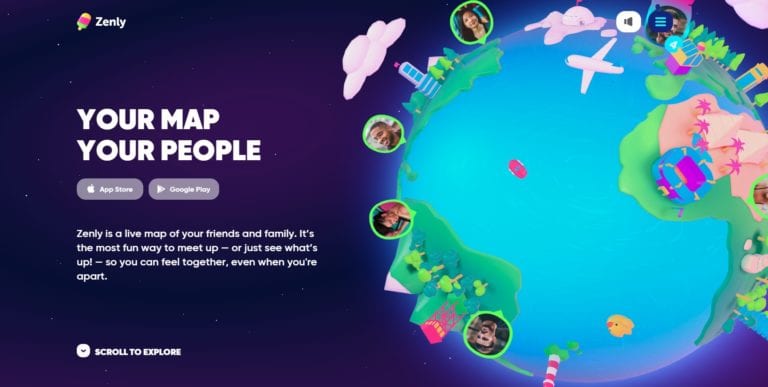 Zenly este o aplicatie care transforma statul acasa intr-un joc de societate
