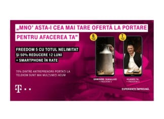 Telekom Romania a lansat o ofertă imbatabilă pentru antreprenori (P)
