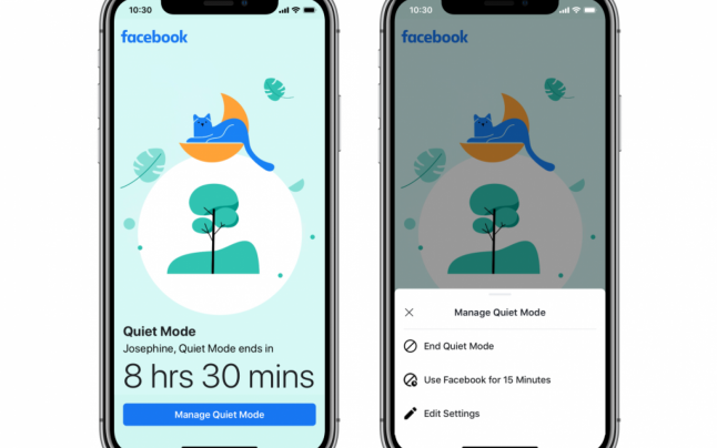 Facebook anunţă Quiet Mode