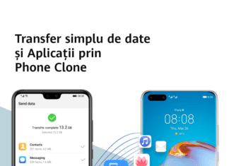 V-aţi cumpărat un nou telefon Huawei? Cu Phone Clone vă puteţi transfera datele de pe vechiul telefon, cu până la 1GB/m
