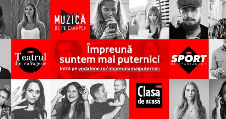 Vodafone lansează o platformă cu spectacole și cursuri live de hairstyling, gătit sau magie