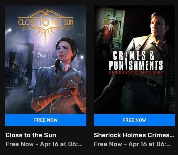 Sherlock Holmes și Close to the Sun gratis pe EGS Sherlock Holmes și Close to the Sun gratis pe EGS