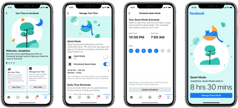 Facebook anunţă Quiet Mode