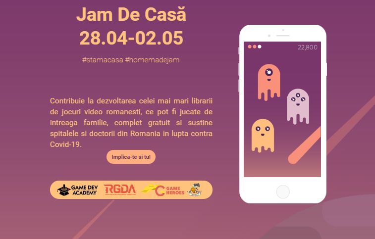 Un GameJam Românesc nou: Jam de Casă