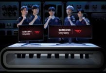 Samsung devine partener Global Esports Organization T1 cu monitoarele curbate de gaming Odyssey