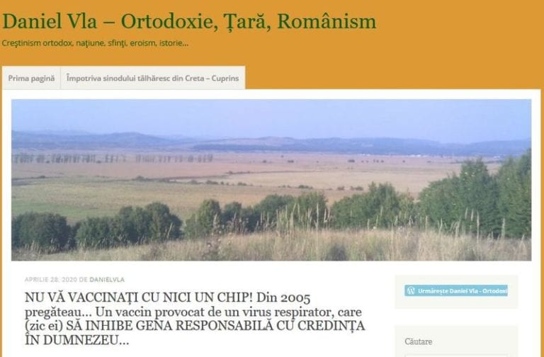 Încă un site blocat pentru informații false despre evoluția COVID-19: Un blog care ar fi promovat conspirații despre noul coronavirus, vaccinuri și tehnologia 5G