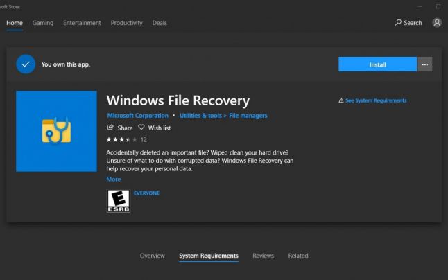 Aplicaţia Windows File Recovery de la  Microsoft vă permite să recuperaţi documente şterse