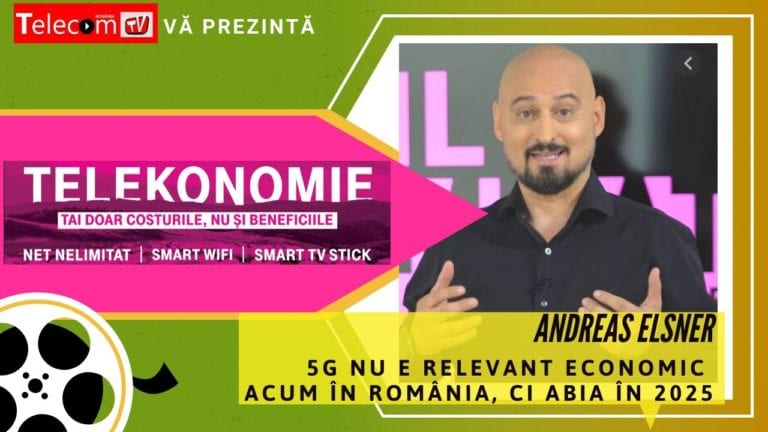 VIDEO Andreas Elsner: Telekom scade tarifele, ca efect al pandemiei. 5G, relevant în România abia în 2025