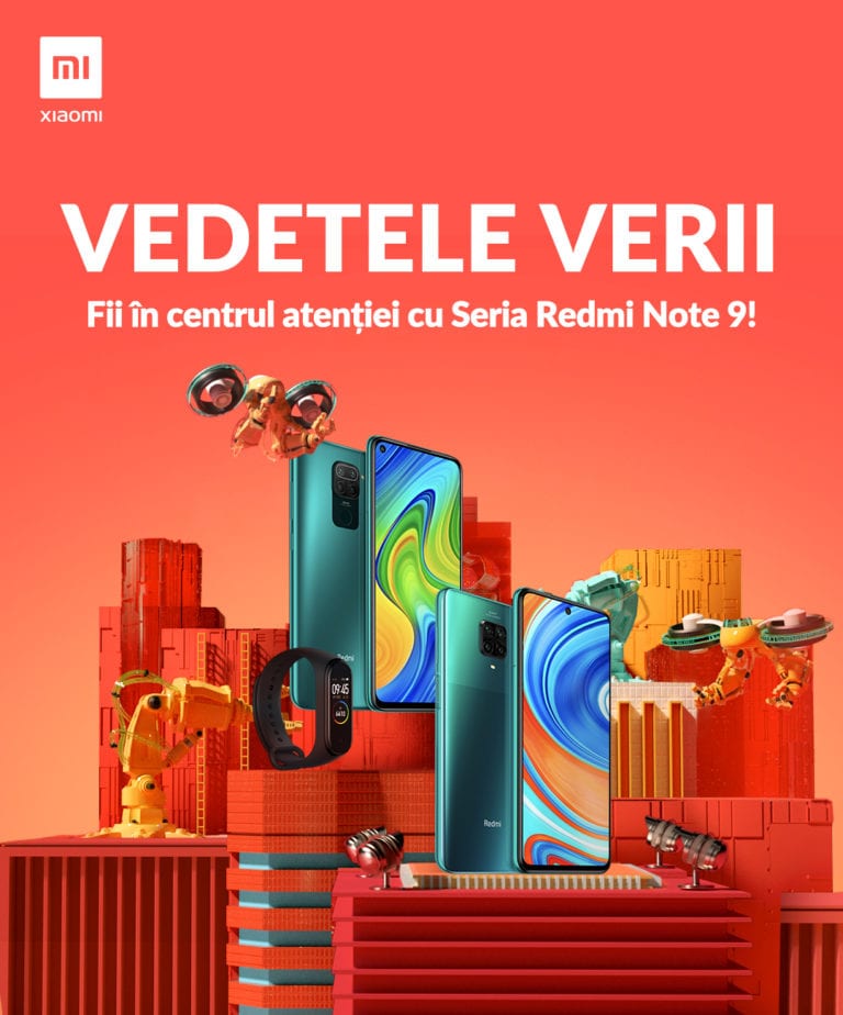 Xiaomi iese cu primele oferte: cumperi un Redmi Note 9 şi primeşti cadou o brăţară inteligentă