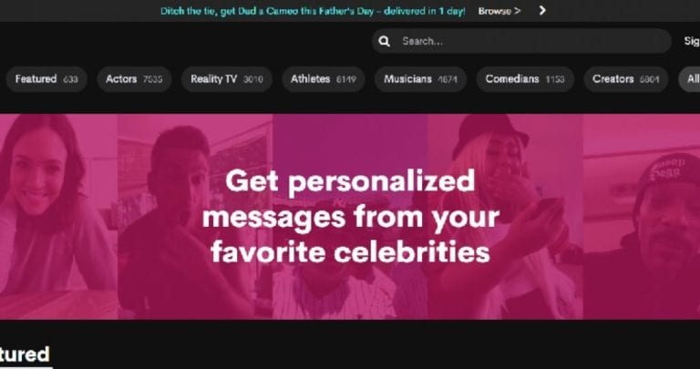 Cameo, start-up-ul care îți ia sute de dolari pentru o conversație de 10 minute cu celebritățile