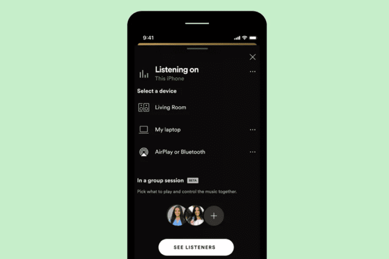 Spotify implementeaza o functie noua numita Group Session