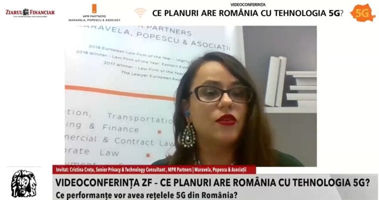 Cristina Creţu, senior privacy & technology consultant, MPR Partners: Obligaţia de a înlocui echipamente deja instalate ar aduce un potenţial Armageddon pentru operatorii de telefonie mobilă. Unii ar putea să iasă de pe piaţă sau să îşi restrângă activitatea