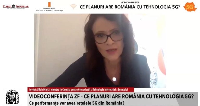 Silvia Dinică, Comisia pentru Comunicaţii şi Tehnologia Informaţiei a Senatului: Temerile legate de 5G ar trebui abordate prin dialog şi comunicare clară