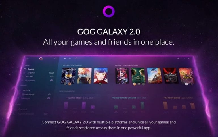 GOG Galaxy primește integrare oficială pentru Epic Store