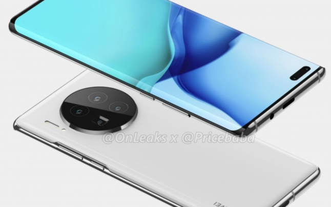 Huawei Mate 40 Pro apare în primele rendere: ecran curbat şi modul de cameră circular