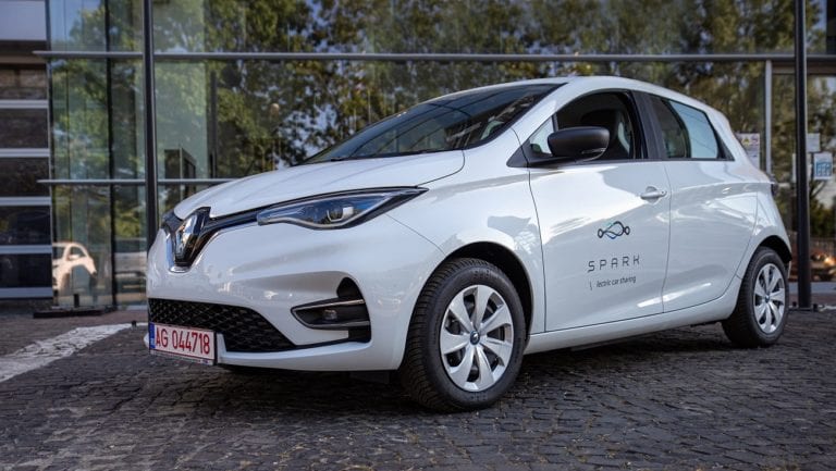 La un an de la intrarea pe piaţa locală, companie de car sharing Spark adaugă 400 de mașini electrice Renault Zoe