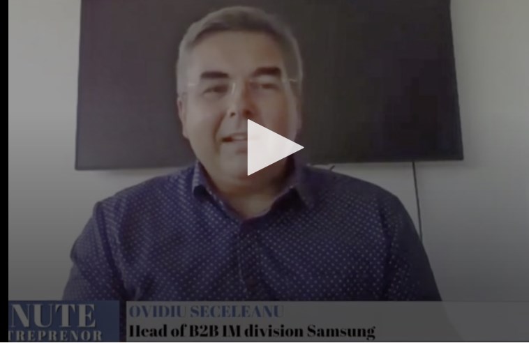 Ovidiu Seceleanu, head of B2B IM division Samsung: Acum telefonul nu mai e doar un simplu telefon, poţi să lucrezi sau să înveţi de pe el Ovidiu Seceleanu, head of B2B IM division Samsung: Acum telefonul nu mai e doar un simplu telefon, poţi să lucrezi sau să înveţi de pe el
