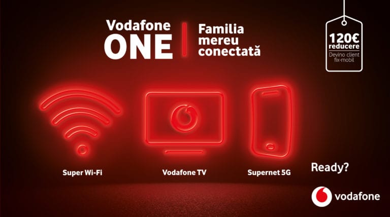 Noutăţi de toamnă: Vodafone TV şi Vodafone ONE, cu servicii convergente fix-mobil