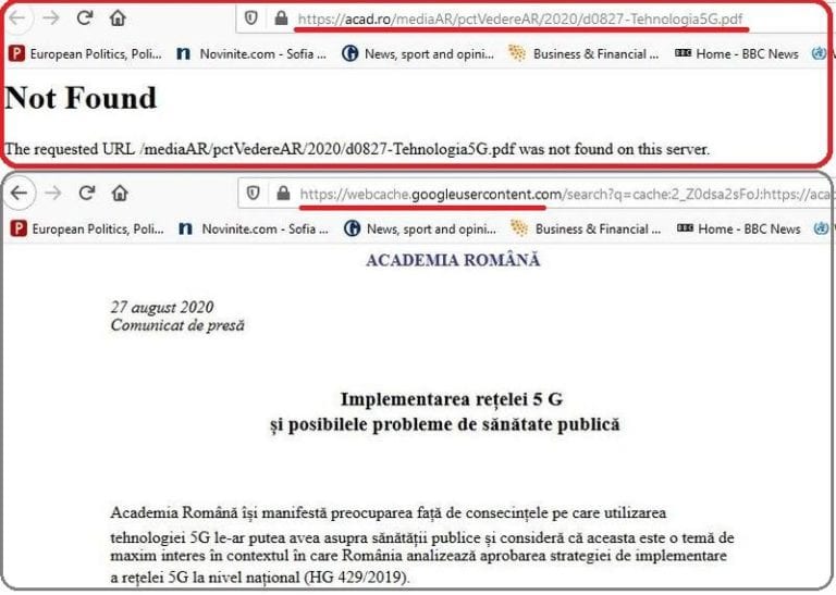 Academia Română revine cu explicații: Cine a elaborat și de ce a șters apoi comunicatul în care susținea că tehnologia 5G poate avea grave consecințe asupra sănătății