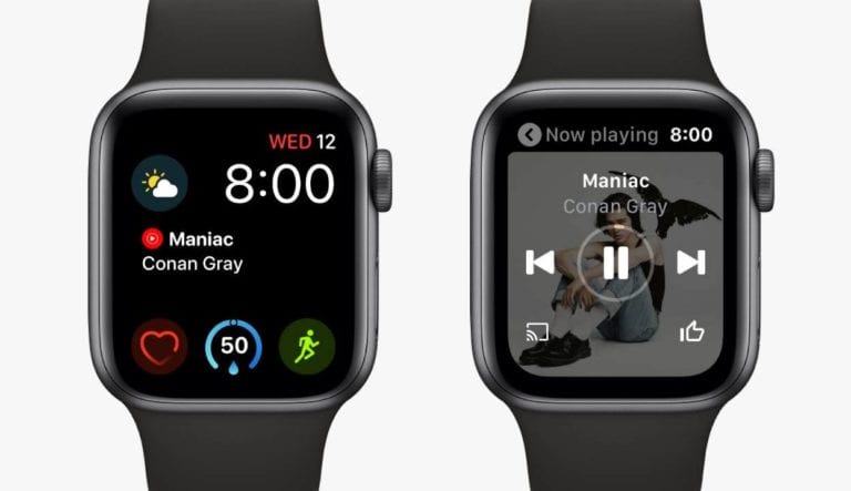 YouTube Music isi face loc pe Apple Watch