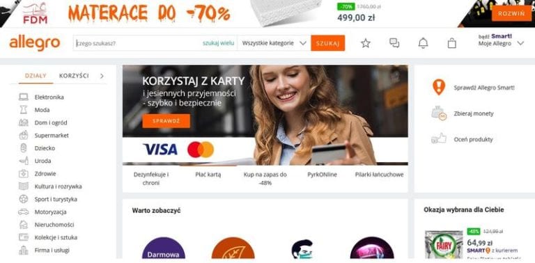 Cel mai mare site de ecommerce din Polonia, Allegro, evaluat la 19 miliarde dolari la listarea pe bursă