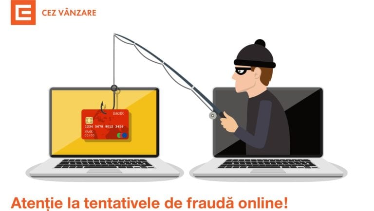 Compania CEZ Vânzare atrage atenția clienților săi asupra unei noi tentative de fraudă online