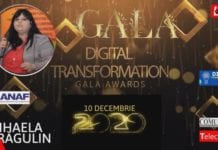 GALA Digital Tansformation: Mihaela DRĂGULIN, Director General Adj. – ANAF: Transformarea digitală a ANAF este obiectiv prioritar. În curând, vom avea web chat şi asistent virtual