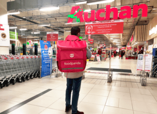 foodpanda va livra produse din magazinele Auchan în 60 min. de la plasarea comenzii