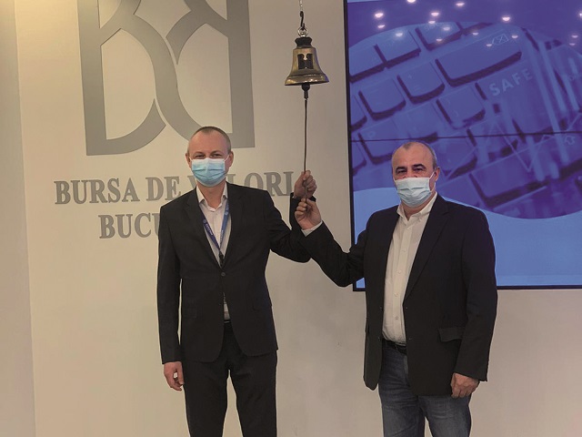 SafeTech Innovations continuă seria de creşteri la bursă: acţiunile urcă marţi cu peste 17%, pe tranzacţii de 3,2 mil. lei, cel mai ridicat rulaj de la BVB